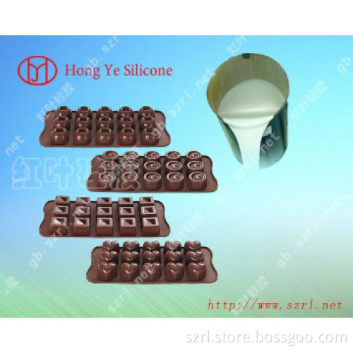 heart chocolate mould casting food grade liquid silicone